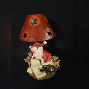 Santa Tealight Candle Lamp